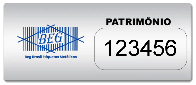 Beg Brasil Etiquetas de Patrimônio